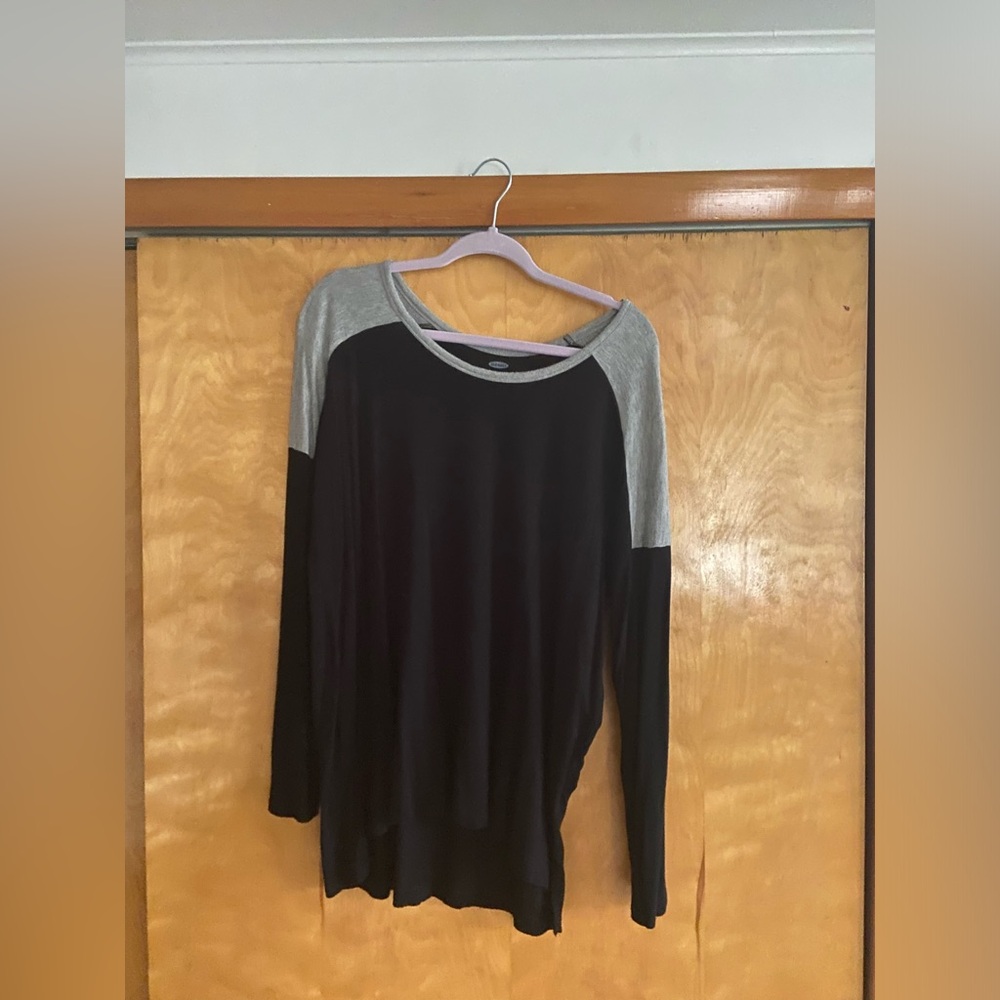 Old Navy Women's Boyfriend Long Sleeve Shirt Large